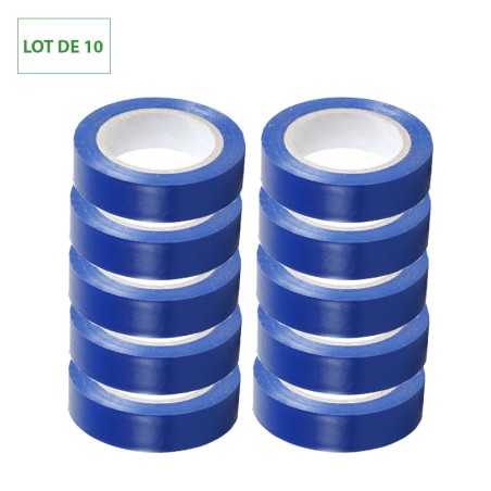 Lot de 10 Ruban isolant Bleu