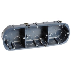 EUROHM 52057 - Boîte triple multi-matériaux prof. 50mm