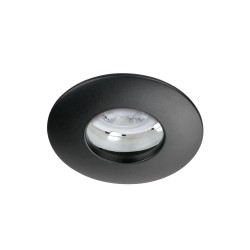 Spot encastré salle d'eau GU10 IP65 HYDRO noir ARIC 4085