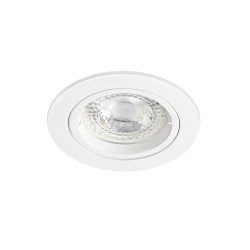 Spot LED GU10 6W 3000K rond SPEED 50 blanc ARIC 51168