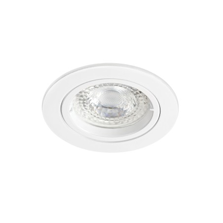 Spot LED GU10 6W 3000K rond SPEED 50 blanc