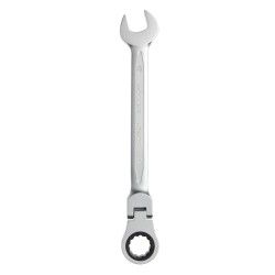 Clé mixte à cliquet tête inclinable 10mm HOGERT HT1R050