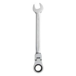 Clé mixte à cliquet tête inclinable 17mm HOGERT HT1R057