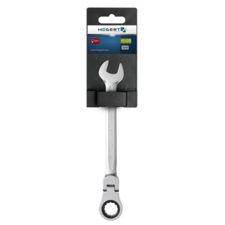 Packaging Clé mixte à cliquet tête inclinable 17mm