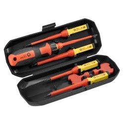 Tournevis isolés 1000V coffret de 8 pièces HOGERT HT1S998
