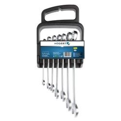Clés mixtes coffret 7 pièces 8mm à 19 mm HOGERT HT1W490-1