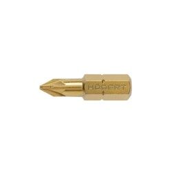 HOGERT HT1S384 - Embouts PZ1 25mm en acier S2 lot de 5