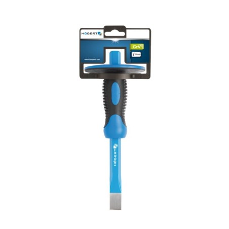 Burin plat avec protection de la main - HOGERT HT3B700