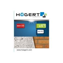 Forêts à béton SDS PLUS 5pcs HOGERT HT6D370