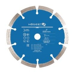 Disque diamant pour béton armé 230mm HOGERT HT6D746