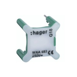 Voyant pour appareillage Gallery et Essensya Vert 230V - HAGER WXA693