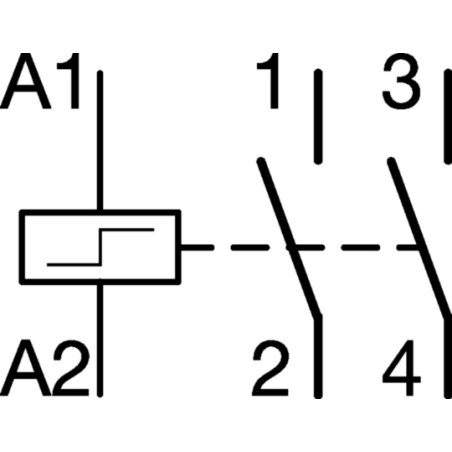 Télérupteur bipolaire Hager a vis 16A 230V - EPN520