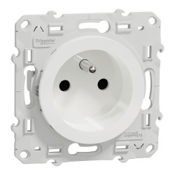 Odace Prise de courant 2P 4 connexion - S520049