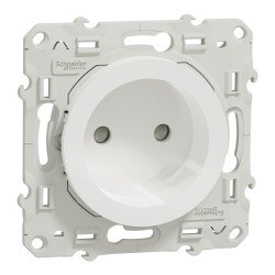 Odace Prise de courant 2P connexion à vis - S520033
