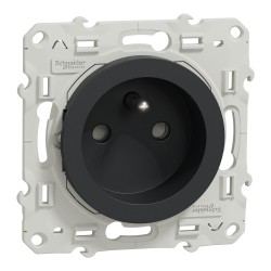 Odace Prise de courant 2P à puits - S540059