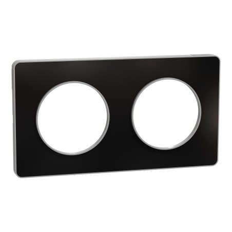 Plaque, Aluminium brillant fumé