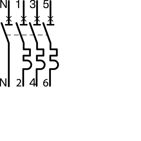 Disjoncteur à vis 25A 3P+N