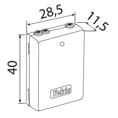 Emetteur radio encastrable