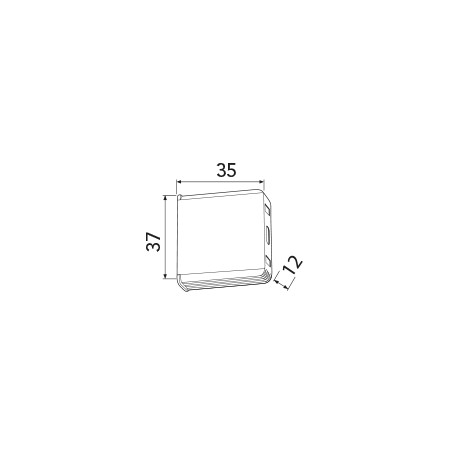Dimensions Minuterie Encastrable 500W