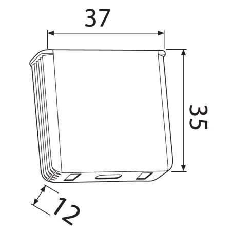 Dimension Télévariateur Encastrable 500W