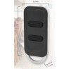 Dimensions Télécommande porte clé Design 2 touches POWER
