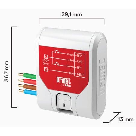 Dimension Emetteur encastré
