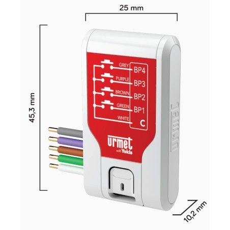 Emetteur encastrable 4 canaux UP