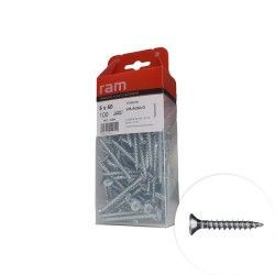 Vis Pozidriv tête fraisée 5x60mm 100 pcs - RAM 22444
