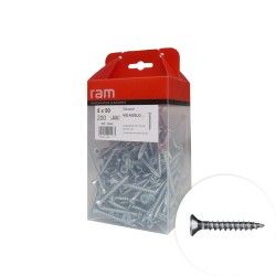 Vis Pozidriv tête fraisée 5x50mm 200 pcs - RAM 22443