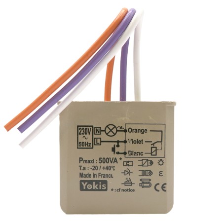 YOKIS MTC500E (F) Micro-module clignoteur encastré