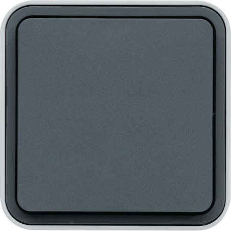CUBYCO Interrupteur Va-et-vient saillie Gris