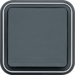 CUBYCO Prise de courant 2P+T encastré Gris - HAGER WNE100