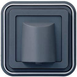 CUBYCO Sortie de câble encastré Gris - HAGER WNE155