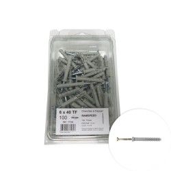 Chevilles à frapper RAMSPEED TF 6x40mm 100 pcs - RAM 77164