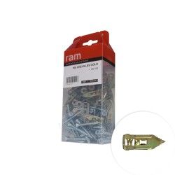 Cheville Gold placo avec vis 4x40mm 100 pcs - RAM 900211