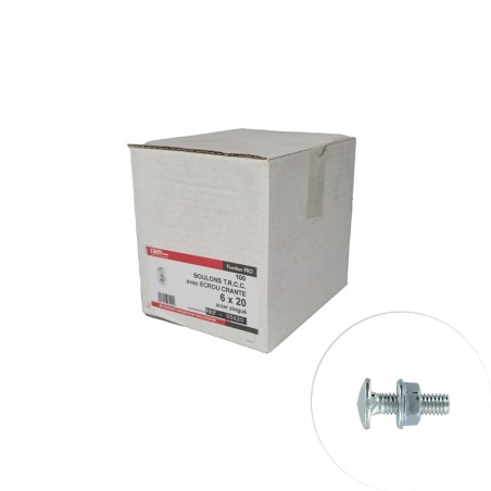 Boulons TRCC chemins de câbles 6x20mm
