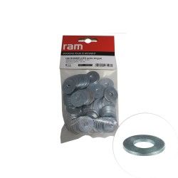 Rondelle en acier zingue 6x25 mm 100 pcs - RAM 93507