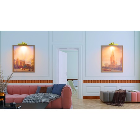 Applique tableau laitonné OPERA