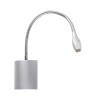 Liseuse LIZA 1 LED 2,3W blanc chaud 3000K gris