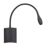 Liseuse LIZA 1 LED 2,3W blanc chaud 3000K noir