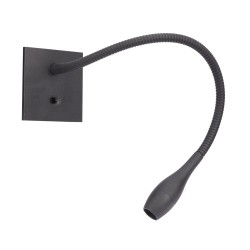 Liseuse LIZA ET3 LED 2,3W blanc chaud 3000K noir ARIC 51239