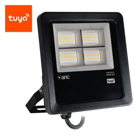 Projecteur connecté TUYA TWISTER 4 38W RGBW