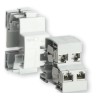 Support modulaire pour 4 connecteurs RJ45