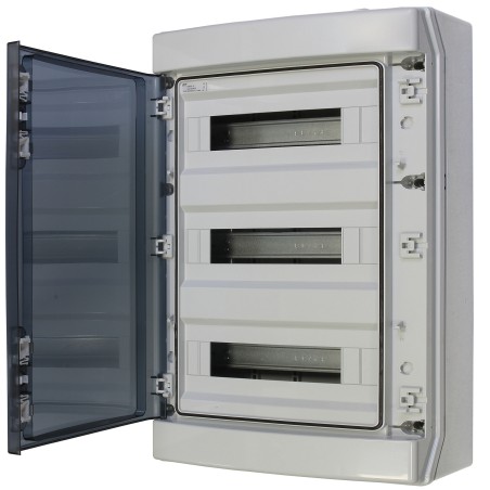Coffret étanche IP65 3x18 modules