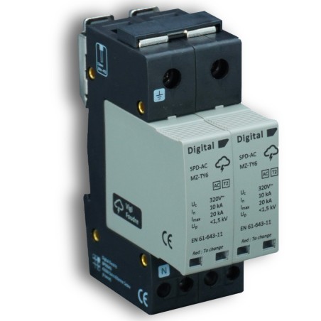 Parafoudre 3P+N Imax 20kA/Type II