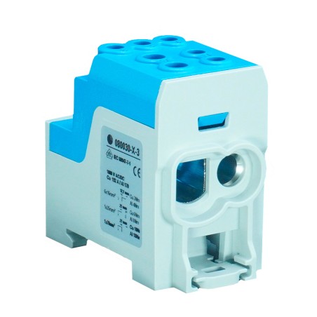 Bloc répartition neutre 100A 2x25+6x10