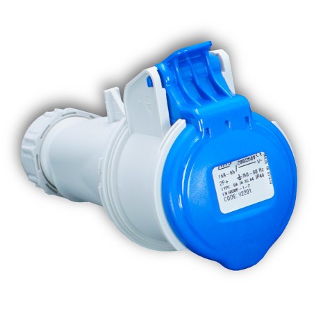 Fiche industrielle femelle 2P+T 32A IP44