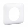 SCHNEIDER S260702 (F) - Plaque de finition blanche, 1 poste, Composable, Ovalis