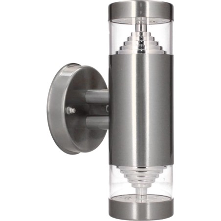 Applique extérieure Castellane inox 9W 3000K