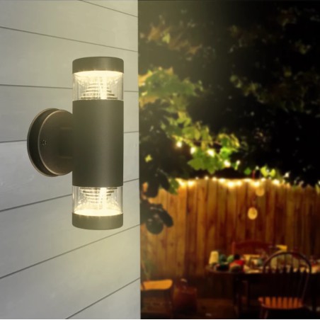 Applique extérieure Castellane noir